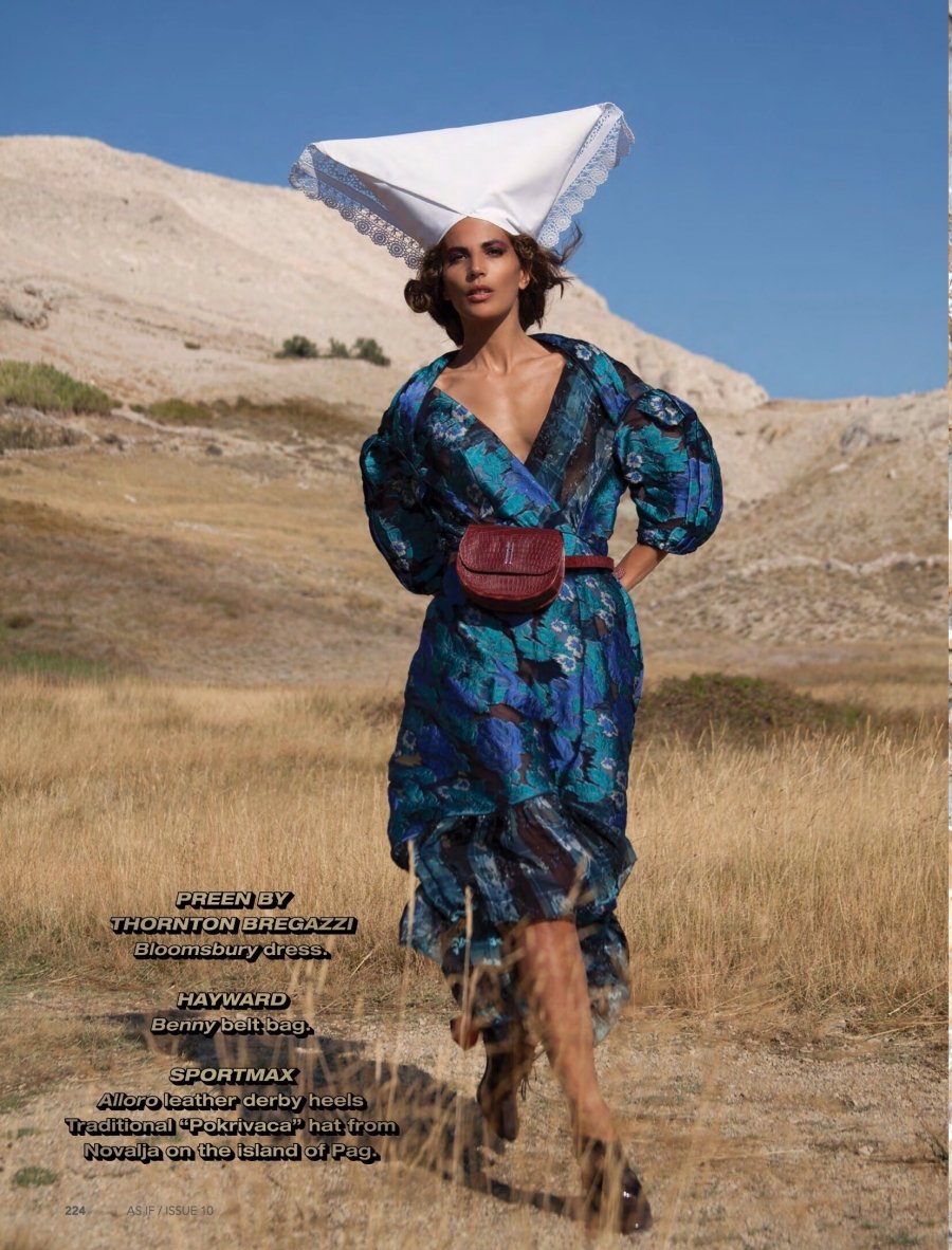 Midikennov top model Helena Šopar za najnoviji editorijal AS IF magazina