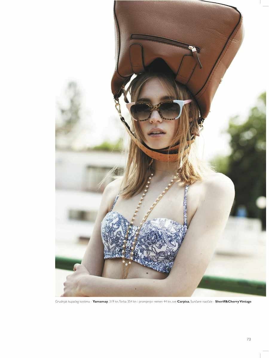 Midikennov model Ena Čuček za magazin Grazia