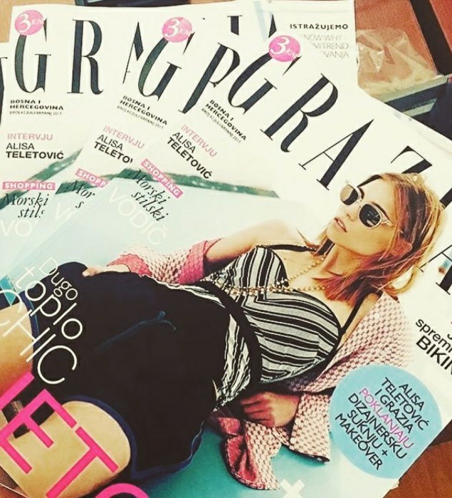 Midikennov model Ena Čuček na najnovijoj naslovnici magazina Grazia