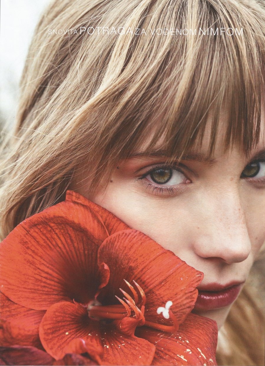 Midikennova prirodna ljepotica Ena Čuček za beauty editorijal magazina Elle Croatia