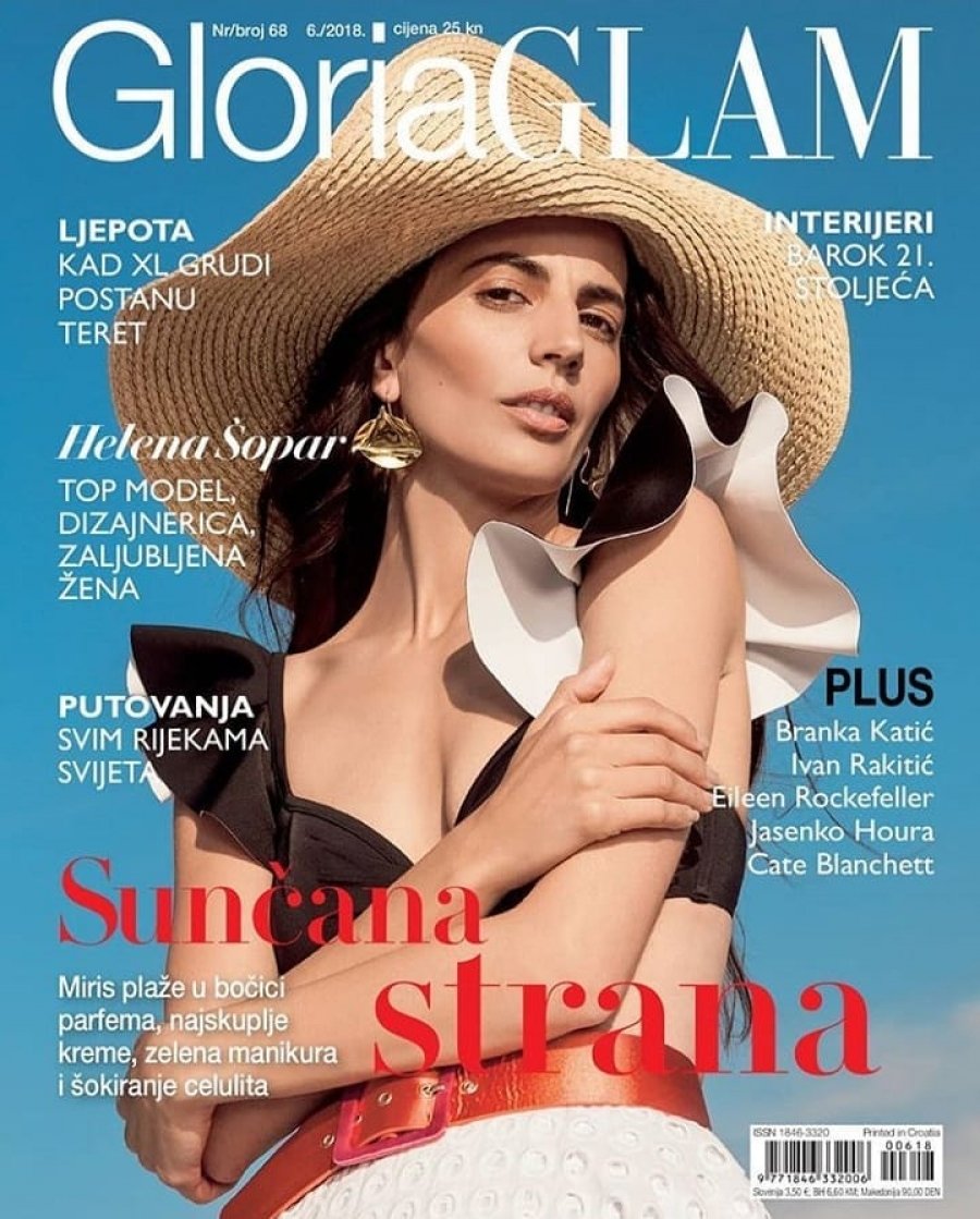 Midikennov top model Helena Šopar na naslovnici novog broja magazina Gloria Glam