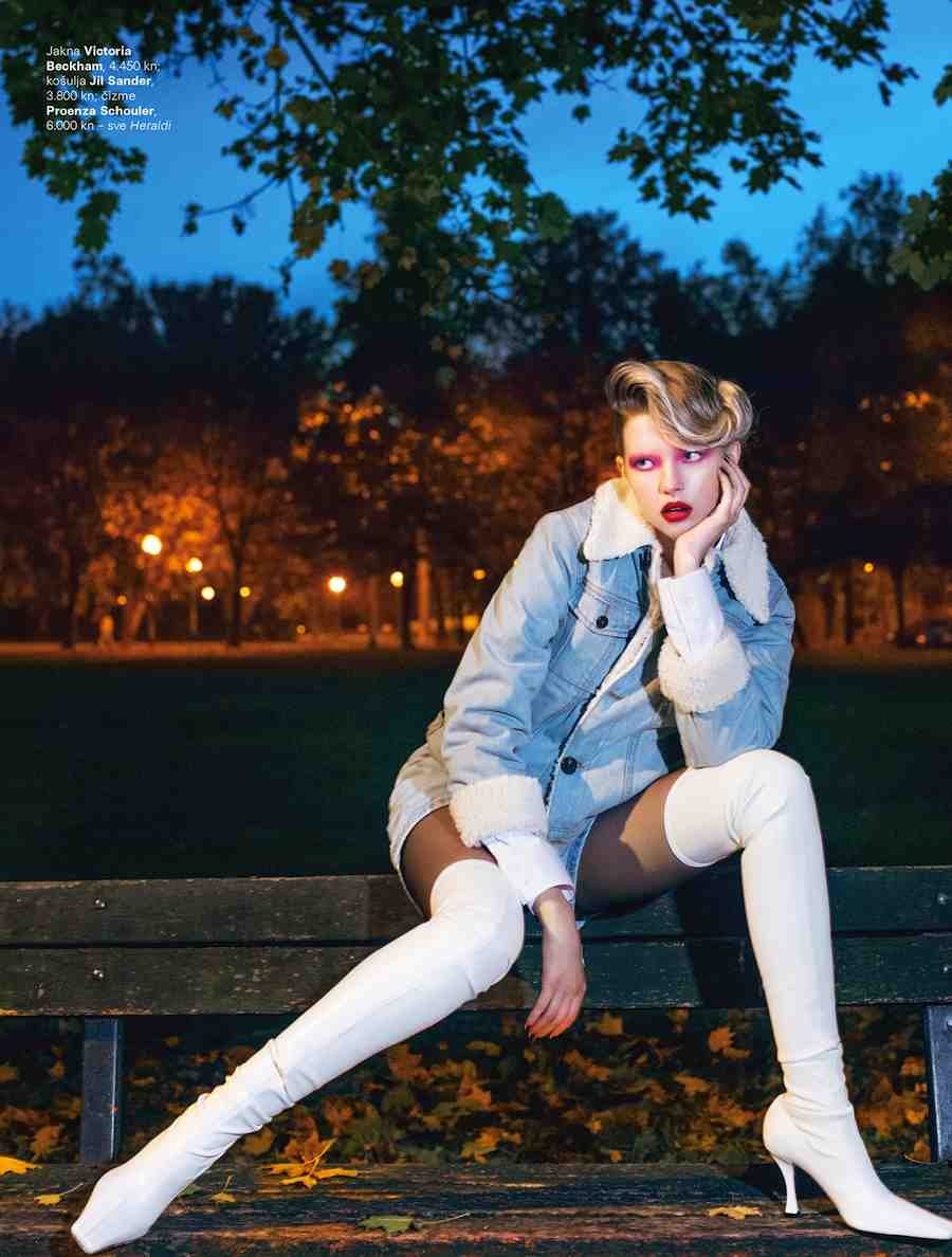 Midikennov model Andrea Jurić za magazin Grazia