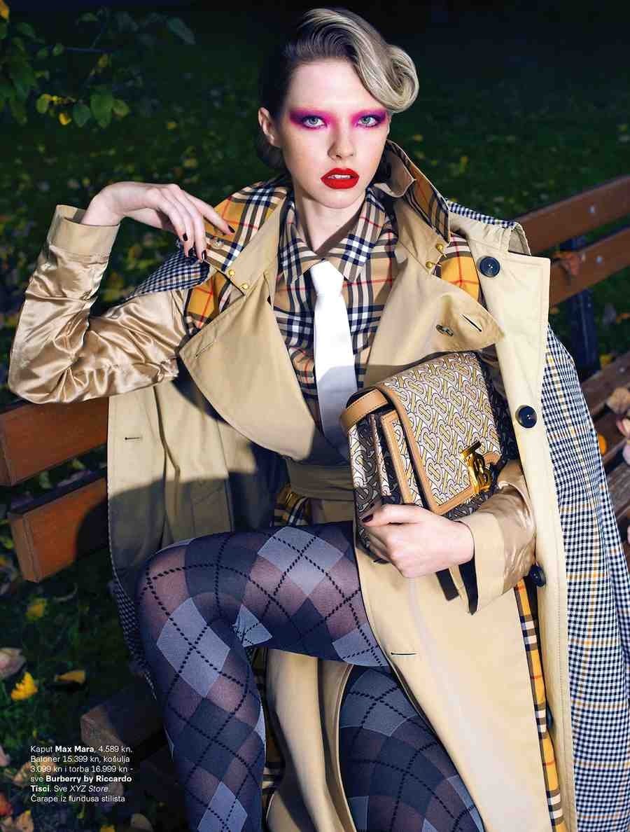 Midikennov model Andrea Jurić za magazin Grazia