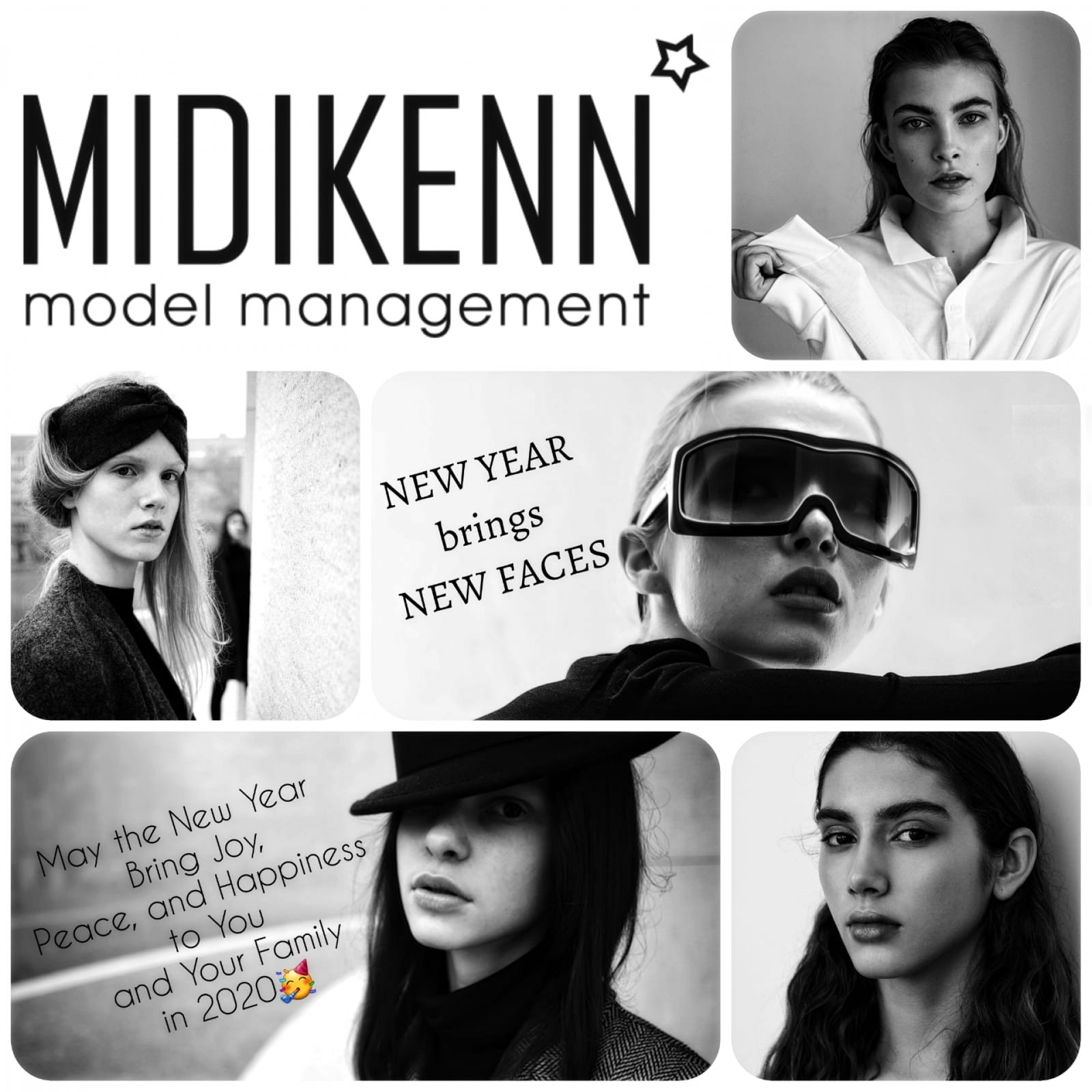 MIDIKENN model management wish you Happy 2020!