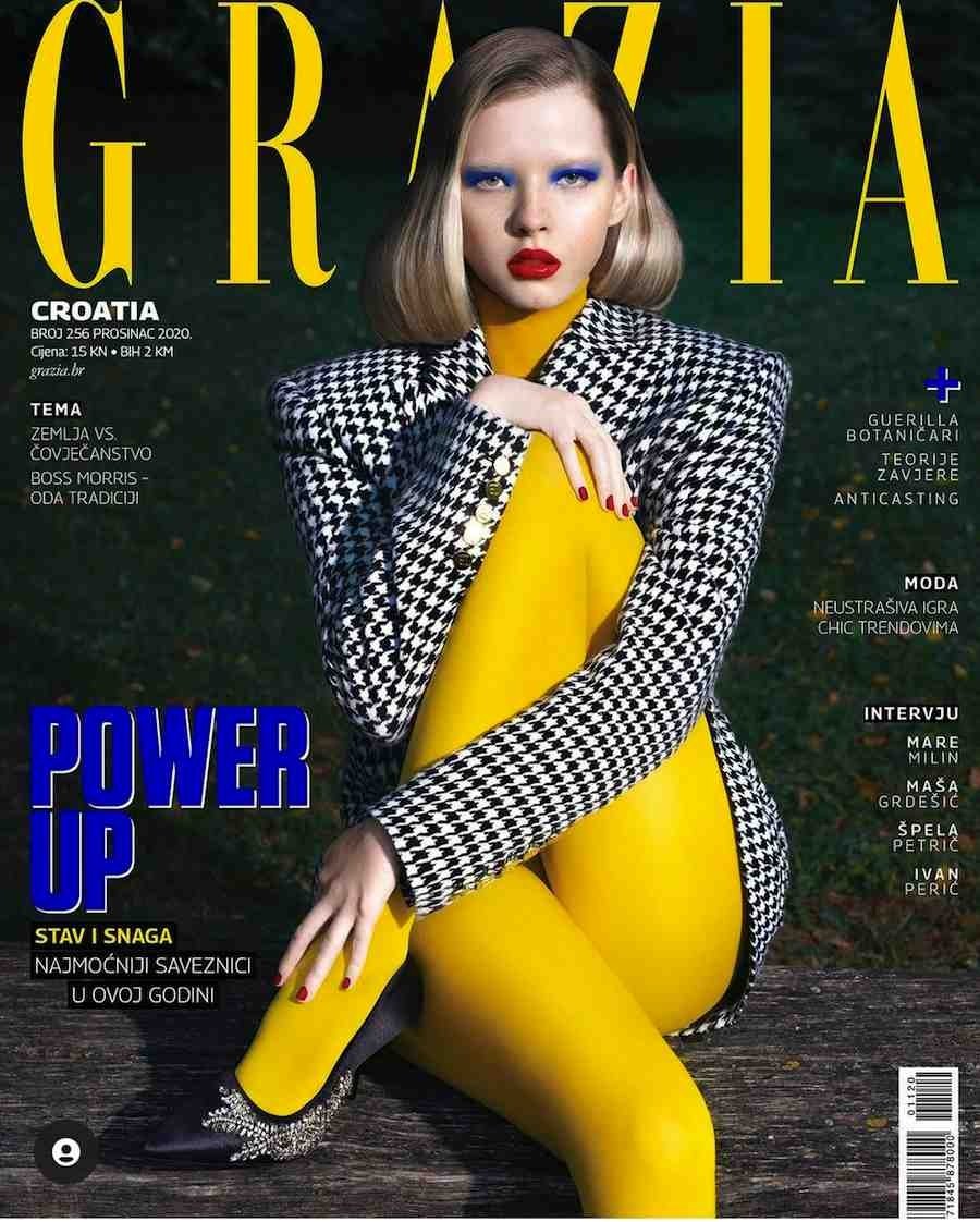 Midikennov model Andrea Jurić za najnoviju naslovnicu magazina Grazia 