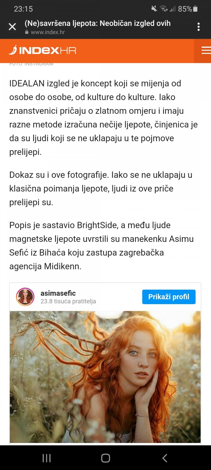 Midikennov model Asima Sefić na popisu BrightSide 