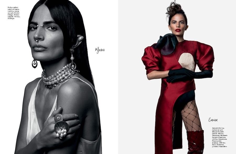 Midikennov top model Helena Šopar za naslovnicu magazina Elle