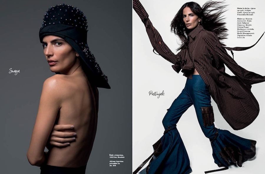 Midikennov top model Helena Šopar za naslovnicu magazina Elle